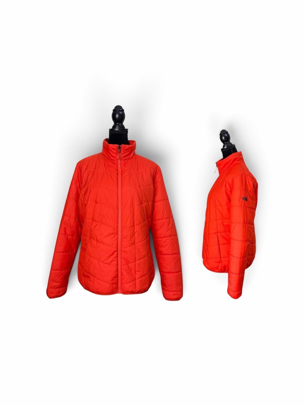 The North Face orange gorpcore athletic cold weather puffer ski jacket XL